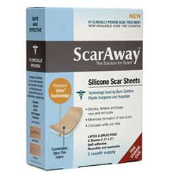 ScarAway láminas de silicona para cicatriz